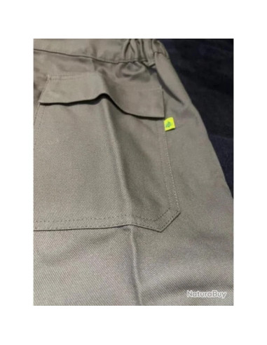Pantalons confort plus de sécurité de travail le cedre gris acier taille 48