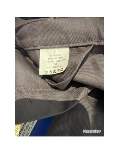 Pantalons confort plus de sécurité de travail le cedre gris acier taille 48