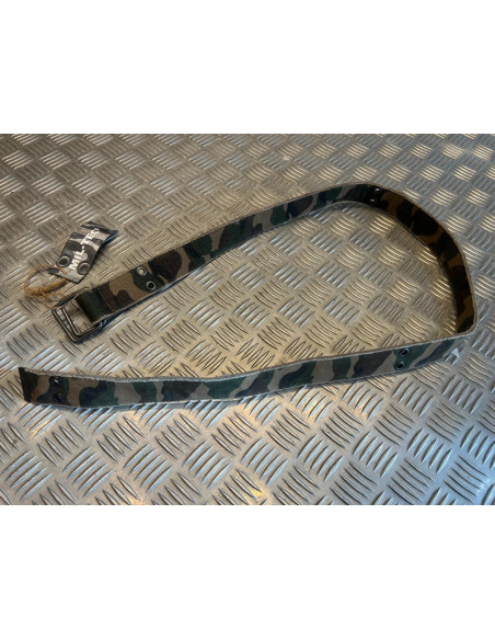 ceinture mil-tec en tissu canvas camo woodland 40cm x 120cm neuf