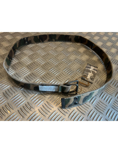 ceinture mil-tec en tissu canvas camo woodland 40cm x 120cm neuf