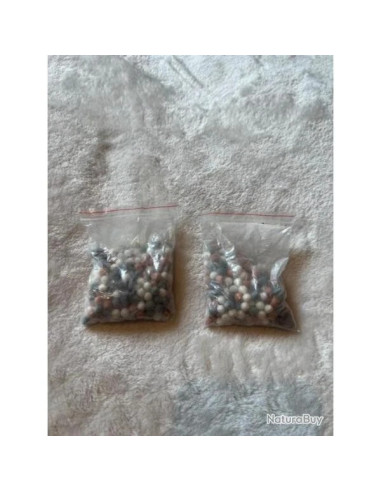 2 Recharge pommeau douche eco thermale melange 3 Billes blanc rouge gris ion-