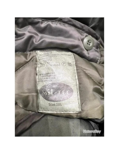 mil-tec veste parka M65 style americain vert olive 10315001 s ou xxxl et xxxxl