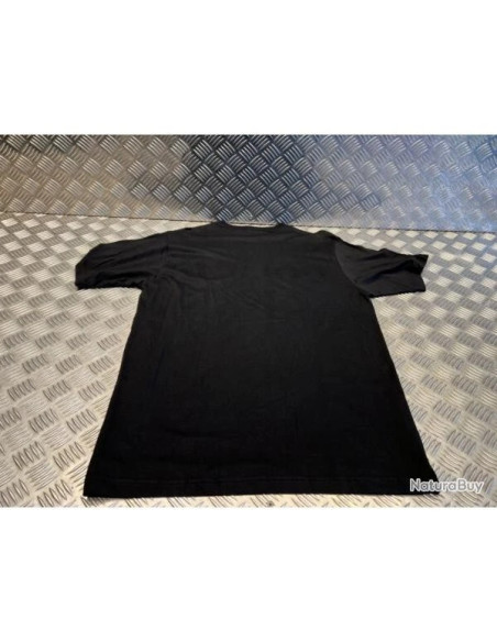 t-shirt mil-tec - noir logo police taille l
