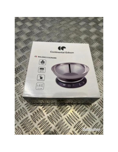 Balance culinaire de précision KT5B3 avec bol en Inox continental edition