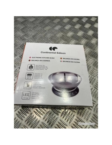 Balance culinaire de précision KT5B3 avec bol en Inox continental edition