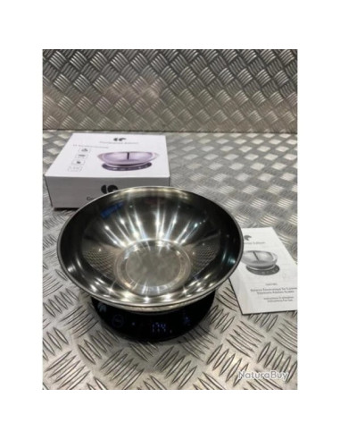 Balance culinaire de précision KT5B3 avec bol en Inox continental edition