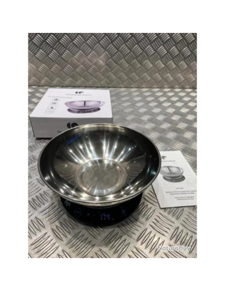 Balance culinaire de précision KT5B3 avec bol en Inox continental edition