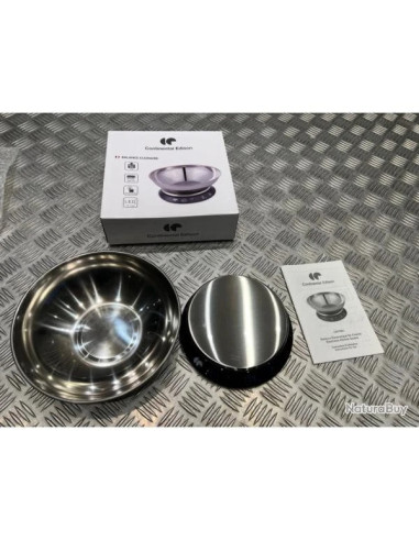 Balance culinaire de précision KT5B3 avec bol en Inox continental edition