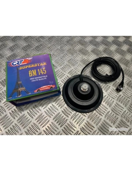 Base magnetique antenne CRT SUPERSTAR BM 145