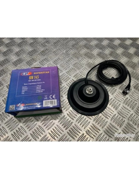 Base magnetique antenne CRT SUPERSTAR BM 145