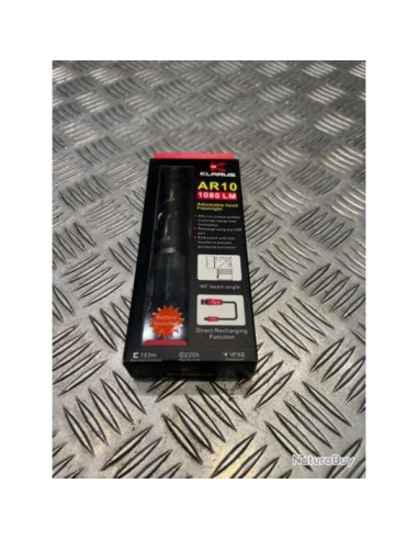 Lampe tactique rechargeable AR10 LED 1080 LM - KLARUS