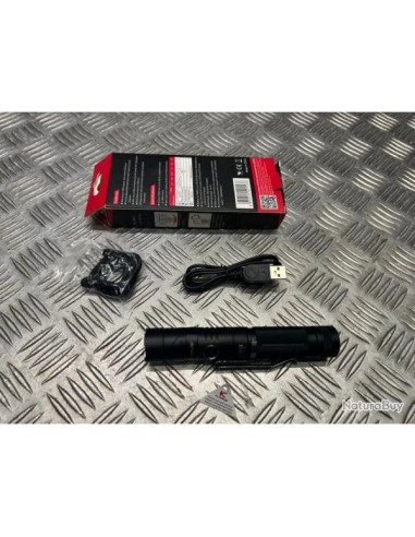 Lampe tactique rechargeable AR10 LED 1080 LM - KLARUS