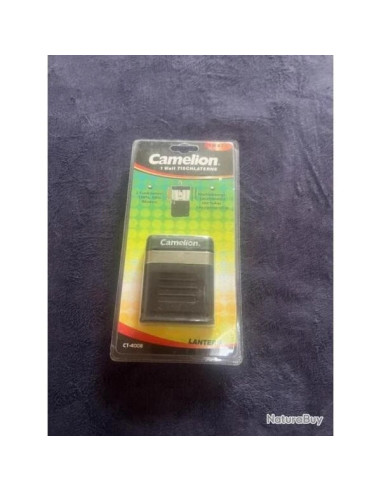 lampe lanterne voyage camping pliable led 1 WATT 2 modes eclairage 360° camelion