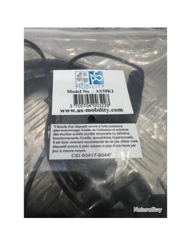 MICRO LARYNGOPHONE AS-38-K1 pour Midland G10/G11/G15/CT/Kenwood