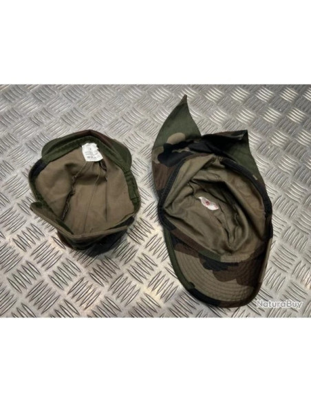 casquette militaire camouflage csv 1995 taille 58 et 1 neuf
