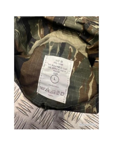 Mfh bdu Casquette militaire en Ripstop camo rip stop taille l