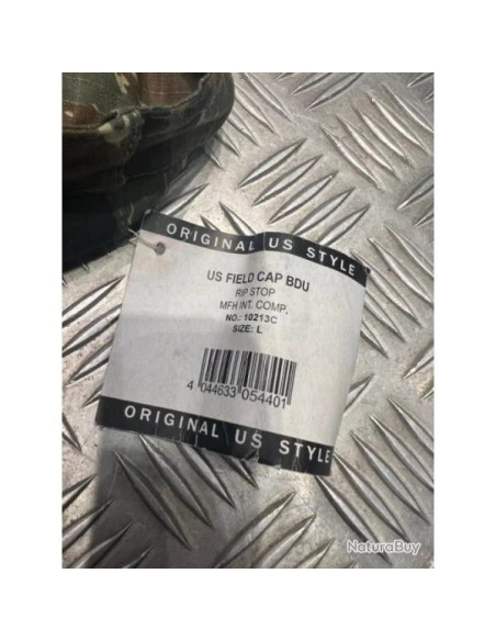 Mfh bdu Casquette militaire en Ripstop camo rip stop taille l