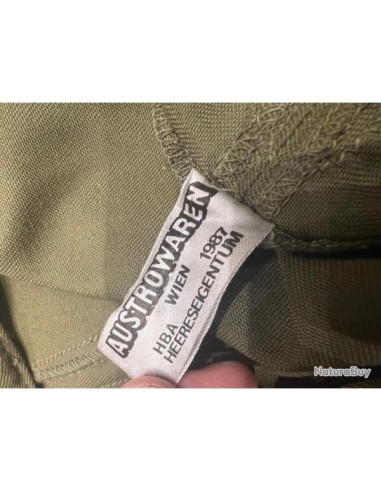 Casquette militaire austrowaren origine armée autrichienne 1987 taille 56