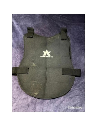 plastron protection noir de paintball annex
