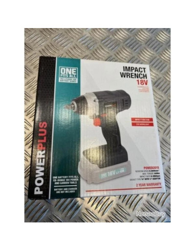 cle a choc boulonneuse power plus poweb2015 impact wrench batterie 18v li-ion