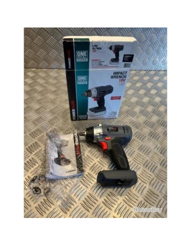 cle a choc boulonneuse power plus poweb2015 impact wrench batterie 18v li-ion