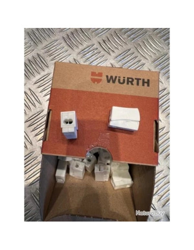 boite de 100 connecteurs pour luminaires wurth 05565002