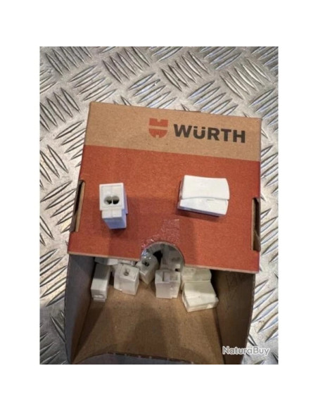 boite de 100 connecteurs pour luminaires wurth 05565002