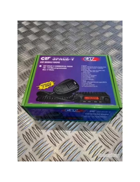 Radio CB VHF CRT Space V 136-174 MHz PC programmable
