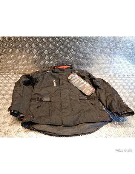 Veste textile longue OXFORD subway2.0 TECH noir homme taille s motard moto