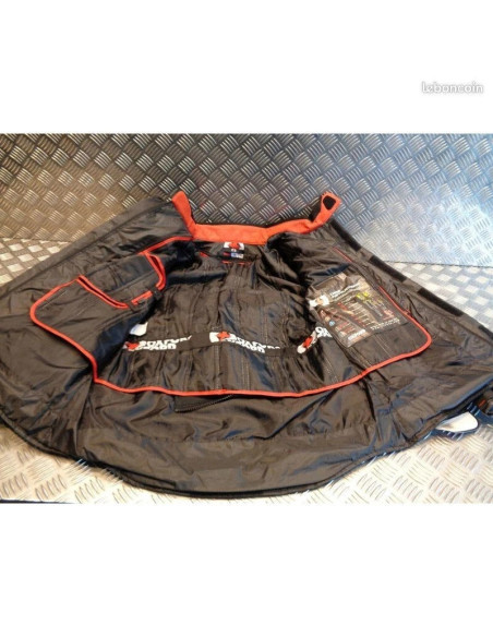 Veste textile longue OXFORD subway2.0 TECH noir homme taille s motard moto