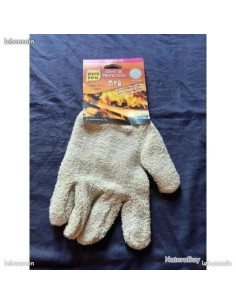 Pyrofeu gant de protection anti chaleur 250°c barbecue poele a bois taille 10