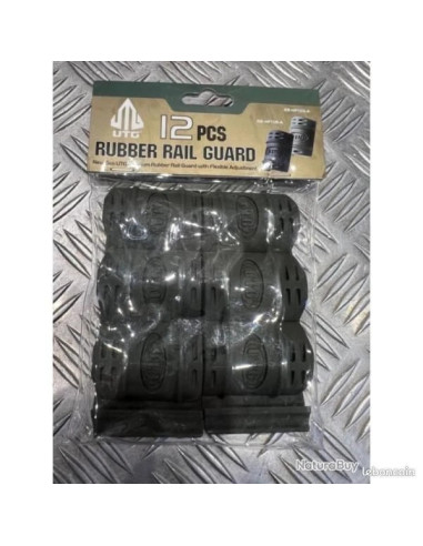 Kit 12 couvre rails en caoutchouc UTG rubber rail guard