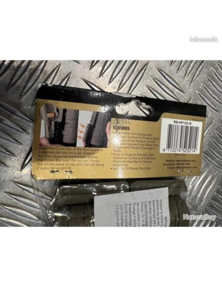 Kit 12 couvre rails en caoutchouc UTG rubber rail guard