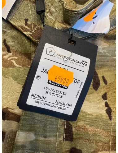 Veste militaire Pentagon ACU 2.0 armée grecque camo résistant s , m  ou xxl
