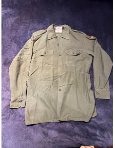 schwarz sulzbach chemise manche longues militaire allemande hommes taille 39/40