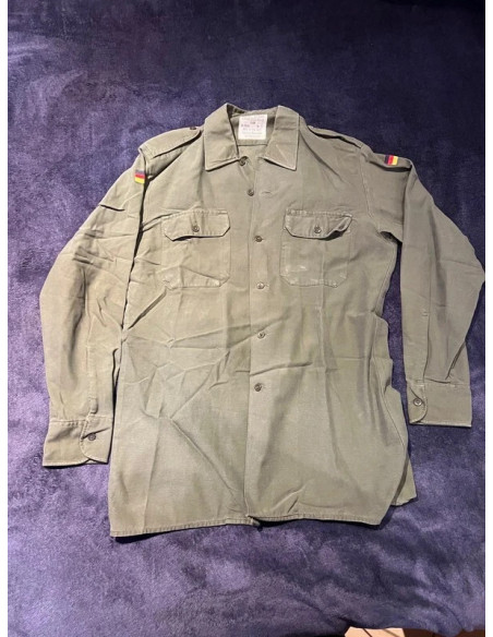 schwarz sulzbach chemise manche longues militaire allemande hommes taille 39/40