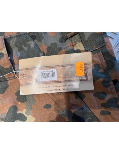pantalon militaire mil-tec commando light weight Flecktarn taille s