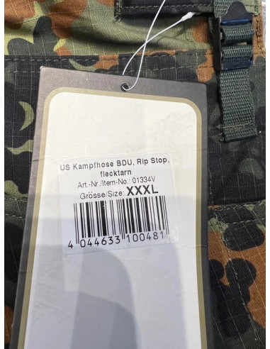 mfh bdu pantalon de combat Ripstop Flecktarn 01334V taille m ou xxl