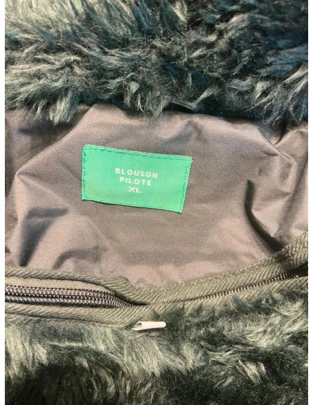 blouson bomber pilote aviateur sotextra vert kaki taille m