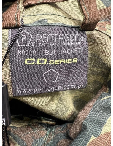 veste pentagon k02001 bdu jacket c.d.serie taille s m xl et xxl camo