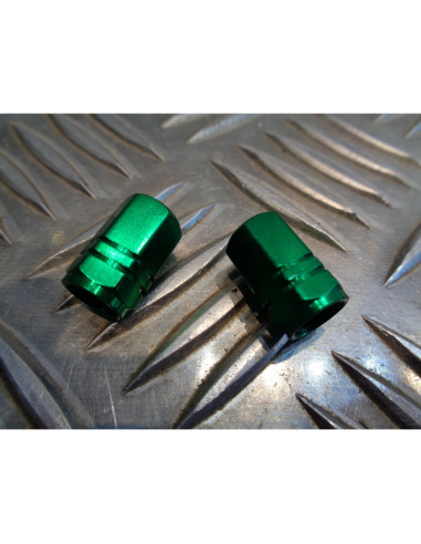 jeu de 2 x embout de valve bouchon vert scooter moto quad ...