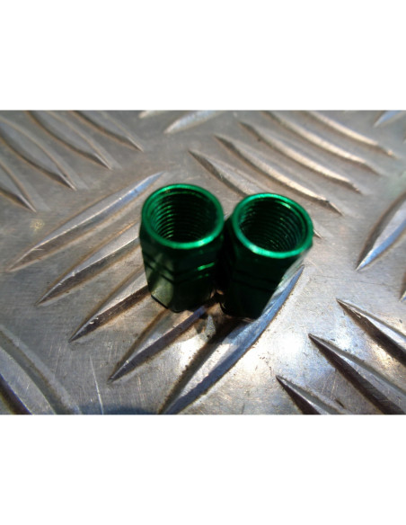 jeu de 2 x embout de valve bouchon vert scooter moto quad ...
