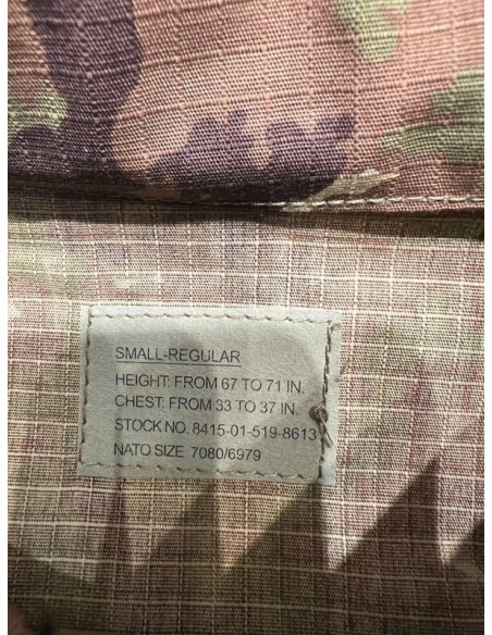 veste militaire modele US ACU camouflage Vegetato mil-tec taille s