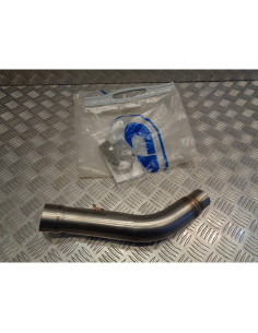 tube intermediaire raccord pot echappement crd inox qp2 quad suzuki 450 ltr 2006