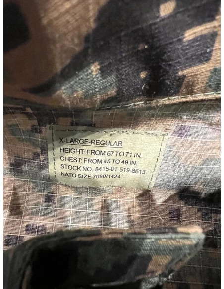 veste militaire modele us acu combat teesar camouflage digital mil-tec taille xl