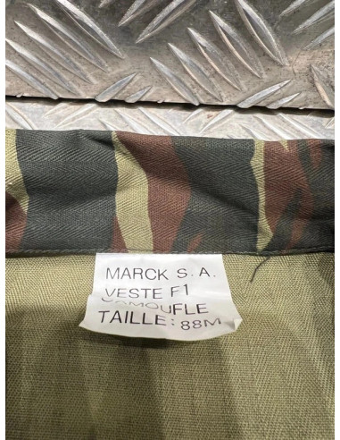 veste militaire marck sa modele F1 camoufle taille 88m