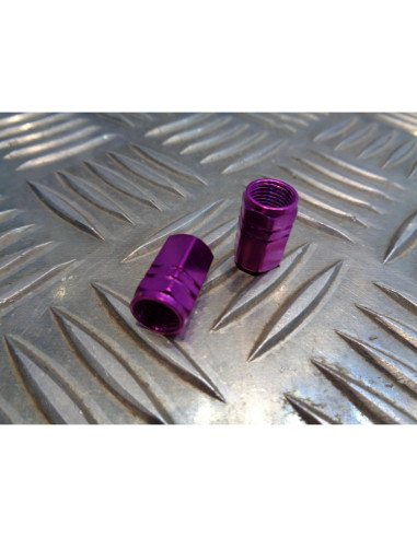 jeu de 2 x embout de valve bouchon violet scooter moto quad ...