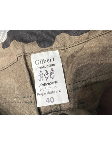 pantalon militaire femme gilbert production p162 taille 40 neuf