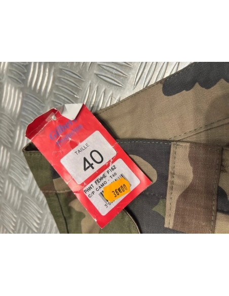 pantalon militaire femme gilbert production p162 taille 40 neuf