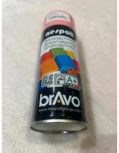 aerosol peinture professionnelle rose pale 400 ml Nespoli ral 3015